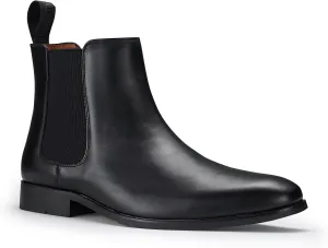 Polar Fox Frederick MPX806096 Memory Foam High-Top Chelsea Boots with Floral Trim