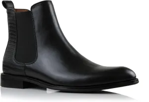 Polar Fox Frederick MPX806096 Memory Foam High-Top Chelsea Boots with Floral Trim