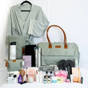 Pre-packed Birth Bag, Hospital Bag for Mom Labor Essentials in Large Diaper Bag (Fully Prepared)
