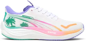 PUMA Mens F1 Velocity Nitro 3 Miami Graphic Running Sneakers Shoes - White - Size 11 M
