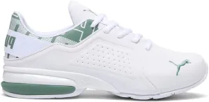 PUMA Mens Viz Runner Repeat Wide Running Sneakers Shoes - White - Size 11.5 M