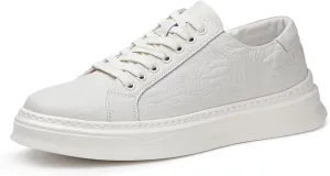 Qidordour Welford Men's Casual Skate Shoes Fashion Leather Walking Shoes