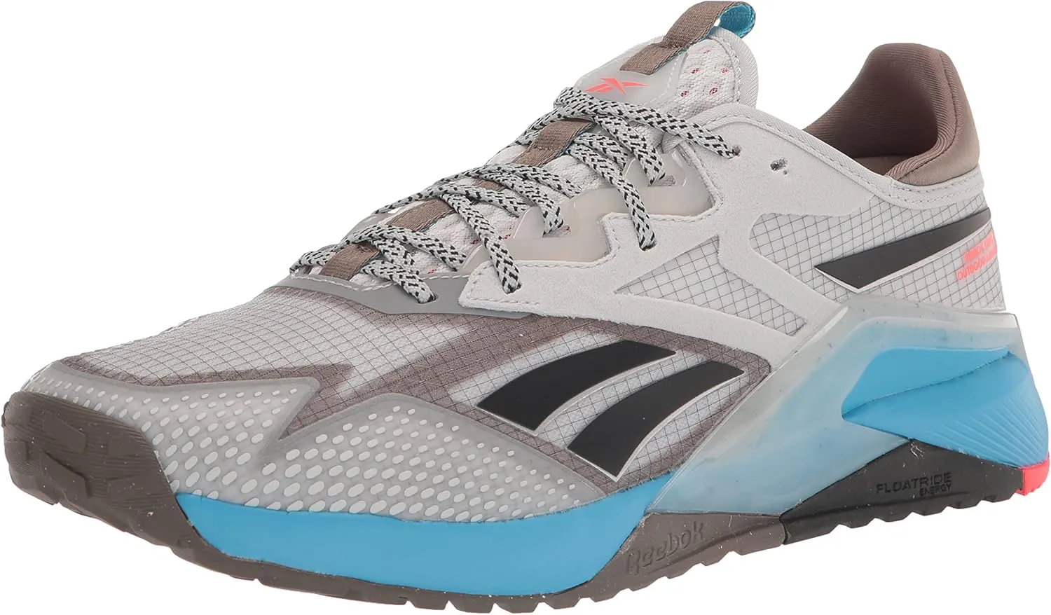 Reebok Men's Nano X2 Tr Adventure Cross Trainer, Pure Grey/Trek Grey/Radiant Aqua, 14
