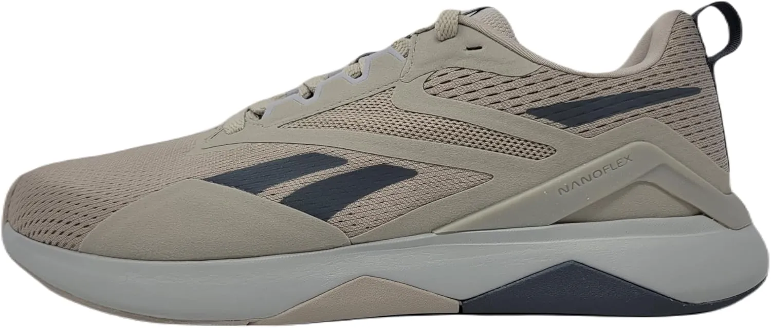 Reebok Men's Nanoflex Tr 2.0 Cross Trainer, Ash/Pure Grey/Pure Grey, 11.5 M US