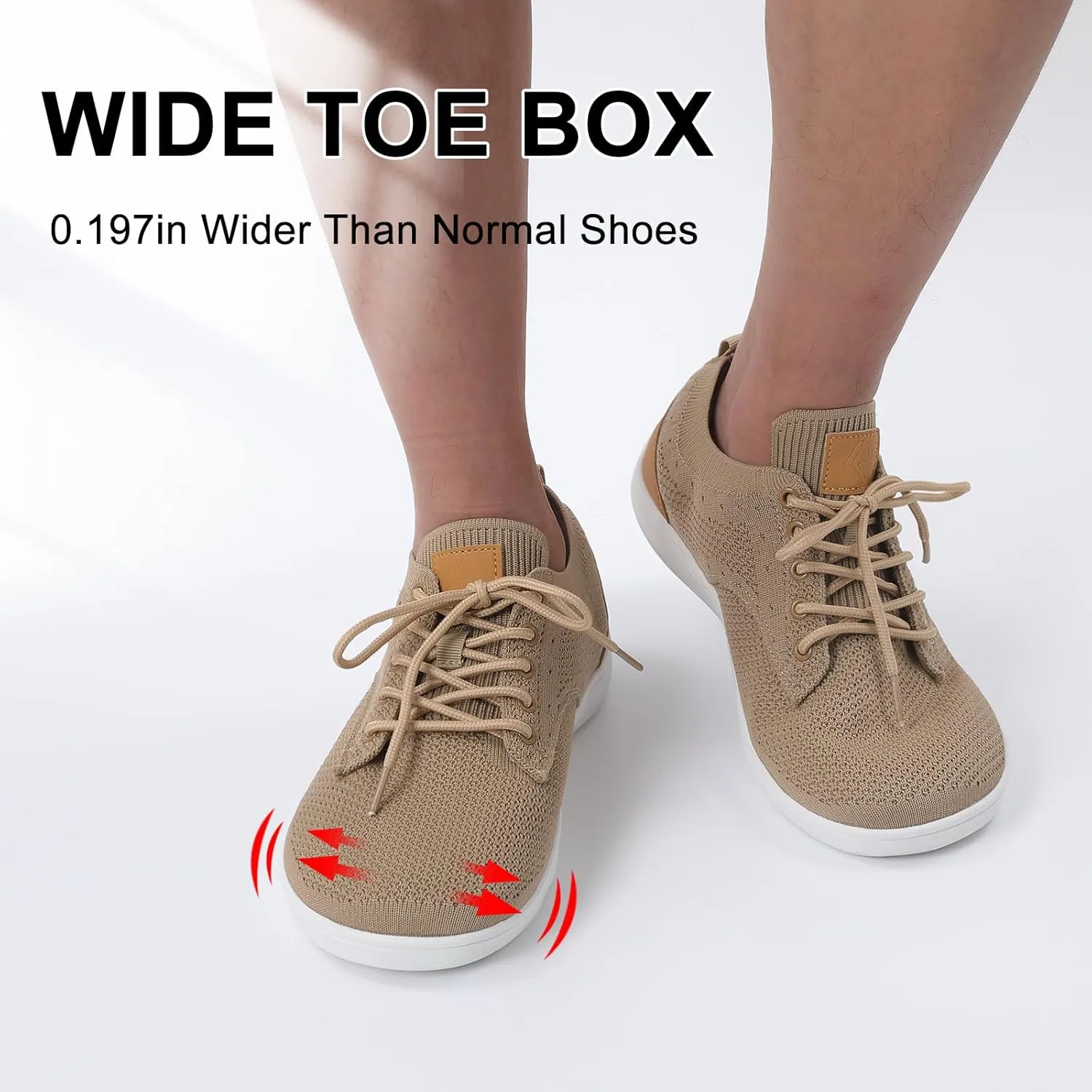 relxfeet Men's Dress Sneakers Fashion Oxfords Business Casual Shoes Wide Toe Box Barefoot Zero Drop Walking Shoes