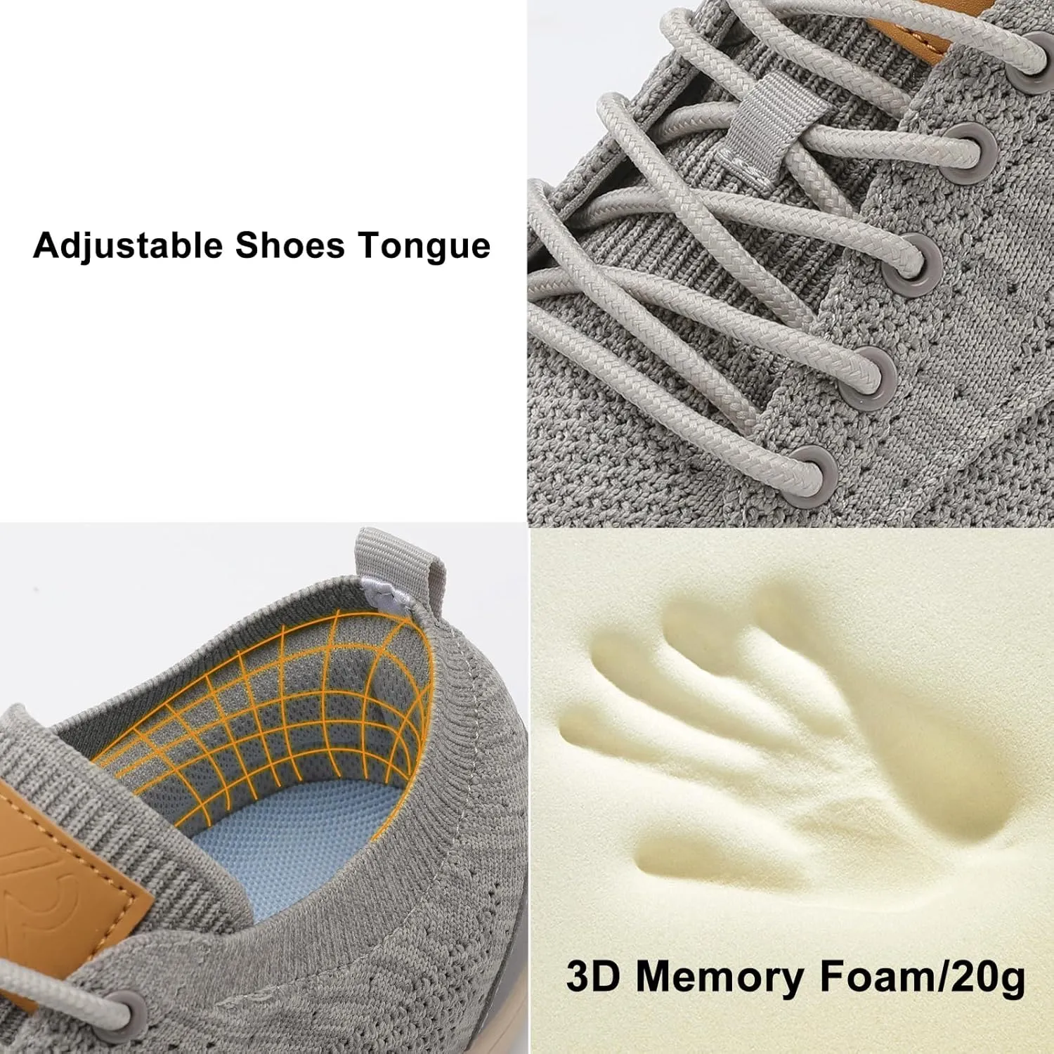 relxfeet Men's Dress Sneakers Fashion Oxfords Business Casual Shoes Wide Toe Box Barefoot Zero Drop Walking Shoes