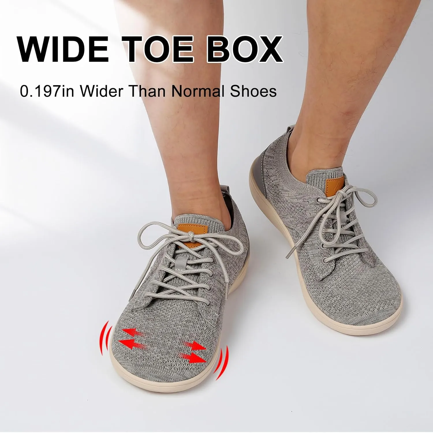 relxfeet Men's Dress Sneakers Fashion Oxfords Business Casual Shoes Wide Toe Box Barefoot Zero Drop Walking Shoes