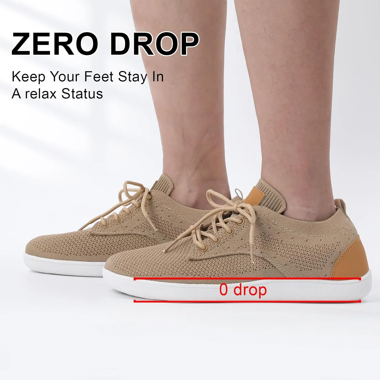 relxfeet Men's Dress Sneakers Fashion Oxfords Business Casual Shoes Wide Toe Box Barefoot Zero Drop Walking Shoes