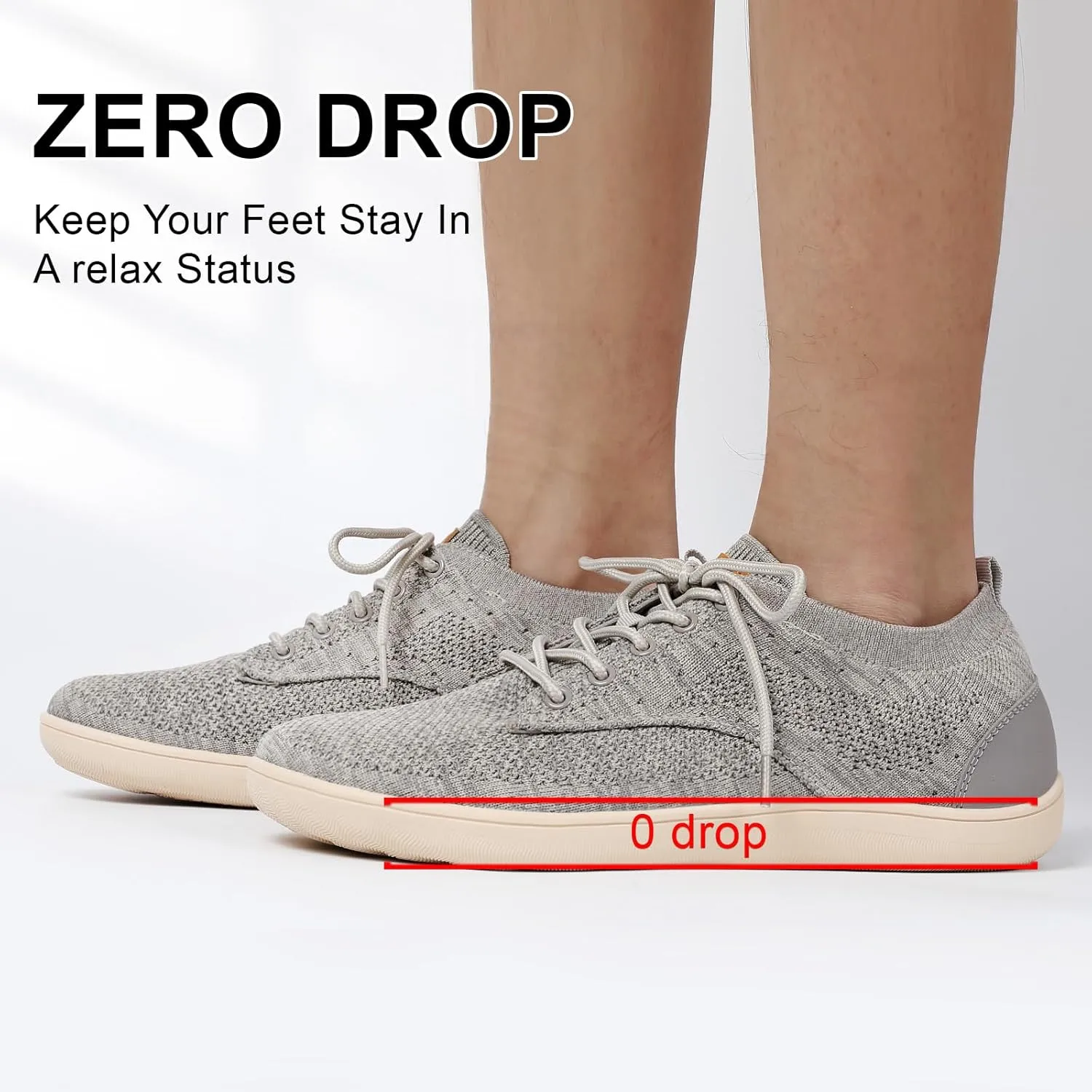 relxfeet Men's Dress Sneakers Fashion Oxfords Business Casual Shoes Wide Toe Box Barefoot Zero Drop Walking Shoes