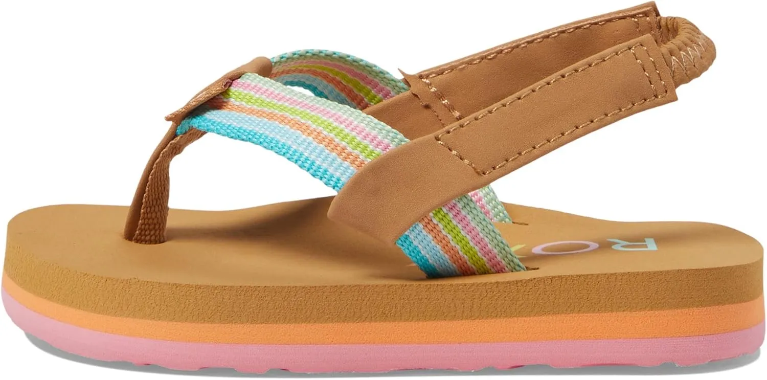 Roxy Girl's Toddler Colbee Sling Back Sandal Flip-Flop