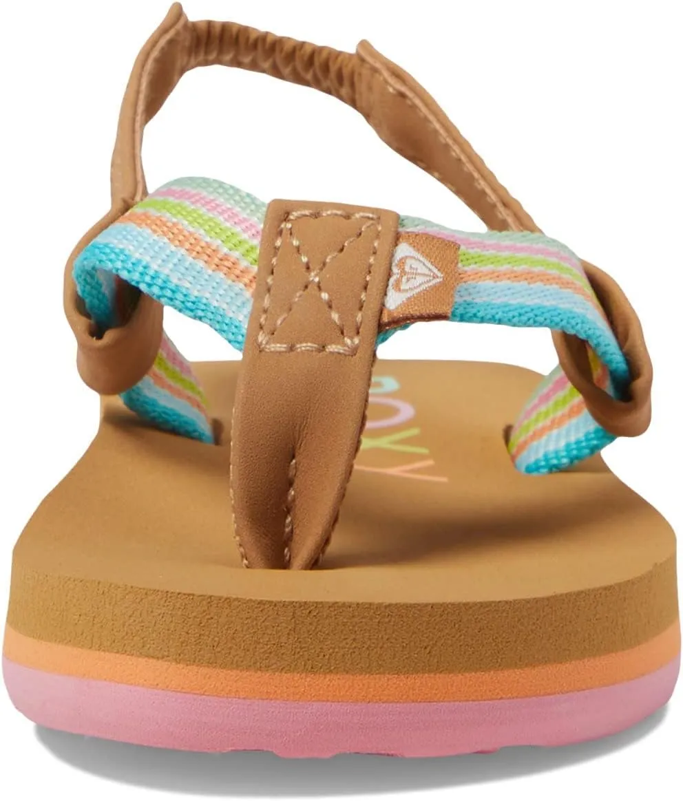 Roxy Girl's Toddler Colbee Sling Back Sandal Flip-Flop