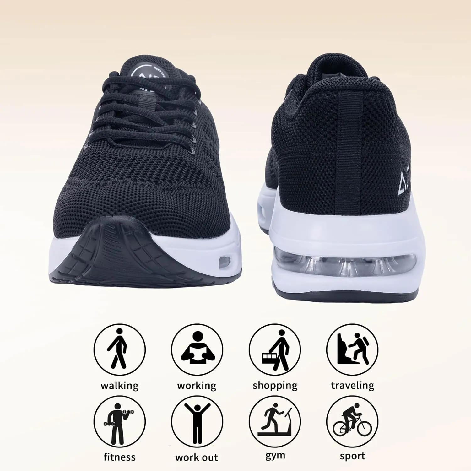 Running Shoes for Womens Slip On Tennis Shoe Comfortable Walking Non Slip Athletic Gym Workout Fashion Sneakers US 6-11