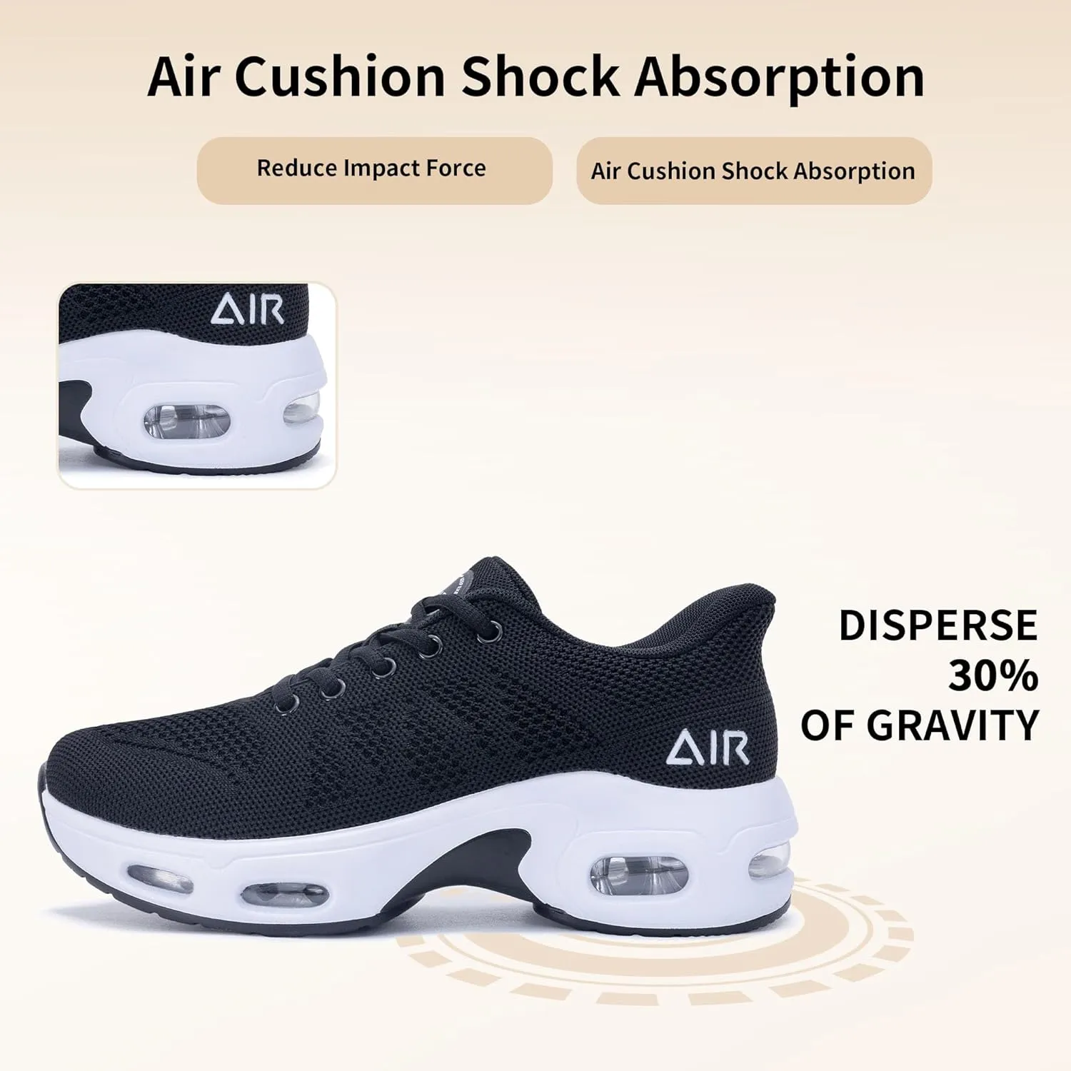 Running Shoes for Womens Slip On Tennis Shoe Comfortable Walking Non Slip Athletic Gym Workout Fashion Sneakers US 6-11