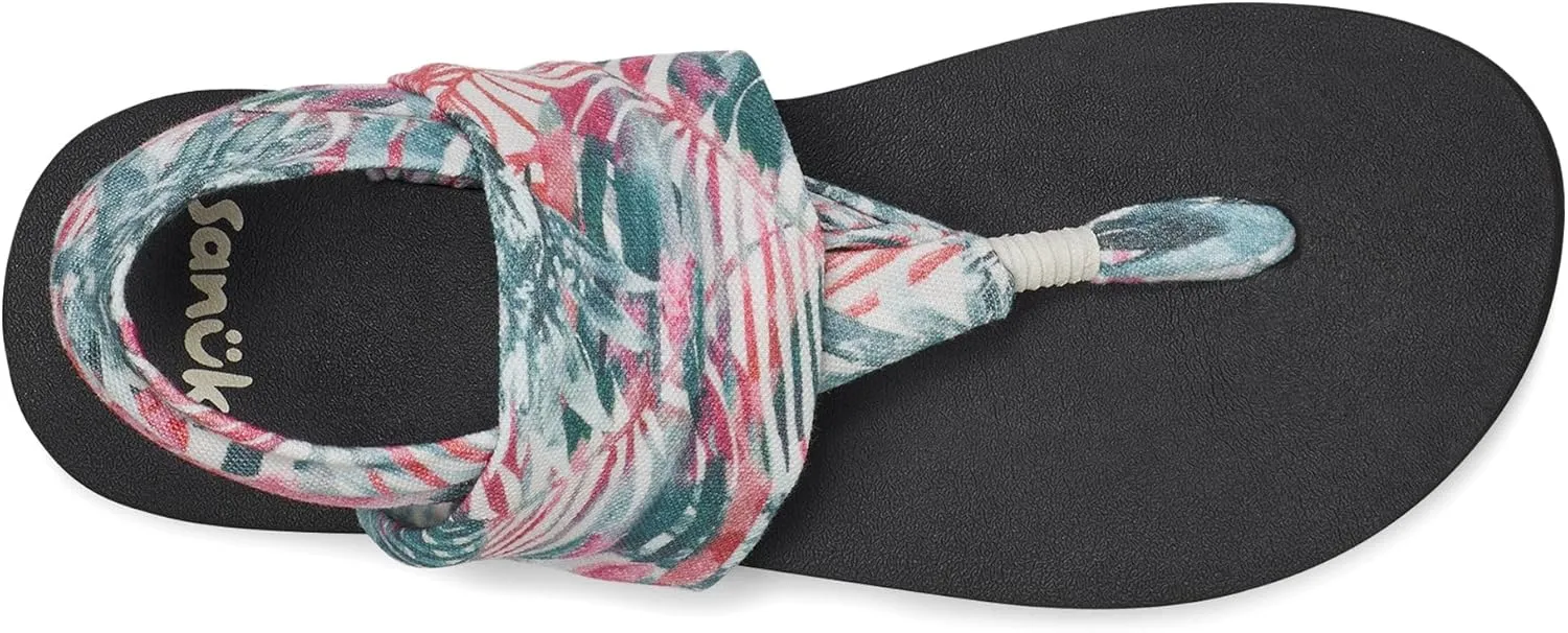 Sanuk Women's Yoga Sling | Sandals for Women | Yoga Sandals For Women | Memory Foam Footbed | Two-Way Stretch Upper