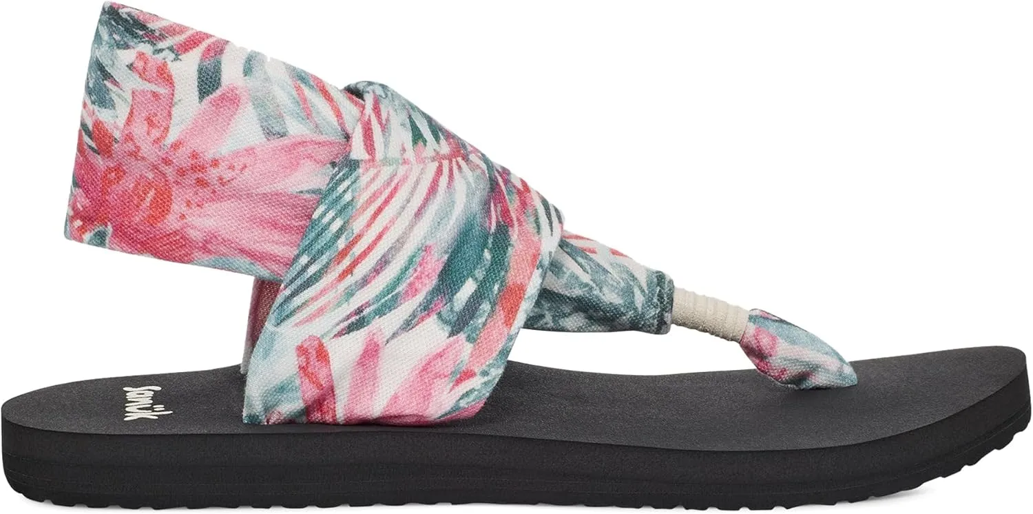 Sanuk Women's Yoga Sling | Sandals for Women | Yoga Sandals For Women | Memory Foam Footbed | Two-Way Stretch Upper