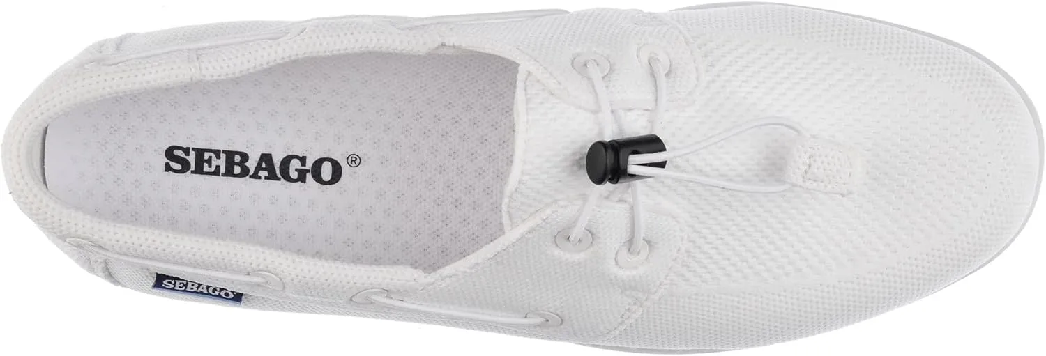 Sebago Monterey Men's Low-Cut Sailing Sneakers – Lightweight Mesh Boat Shoes with Adjustable Toggle Laces & Shock Absorption