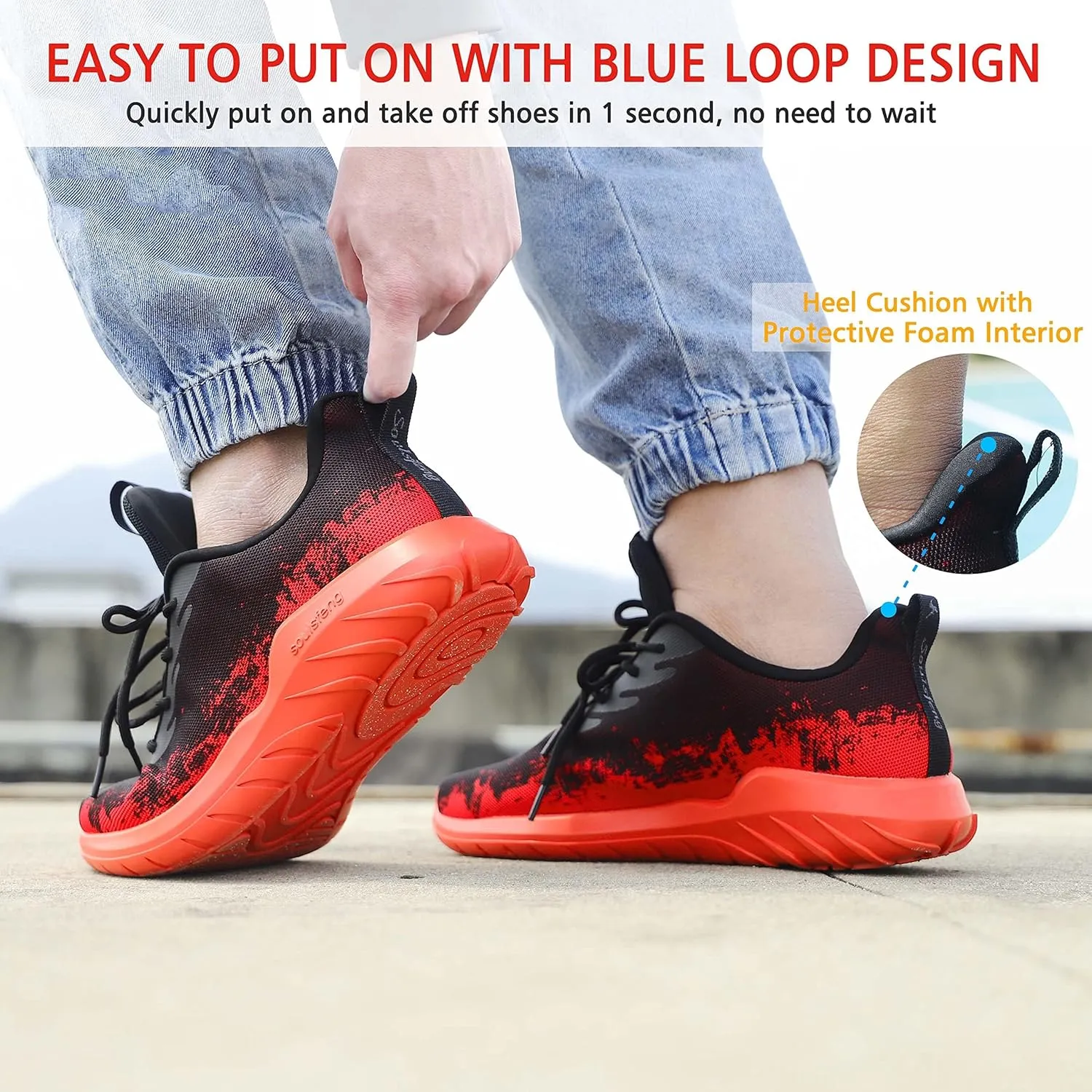 Soulsfeng Kids Tennis Shoes Lightweight Breathable Boys Running Shoe Fashion Walking Sneakers for Girls (Little Kid/Big Kid)