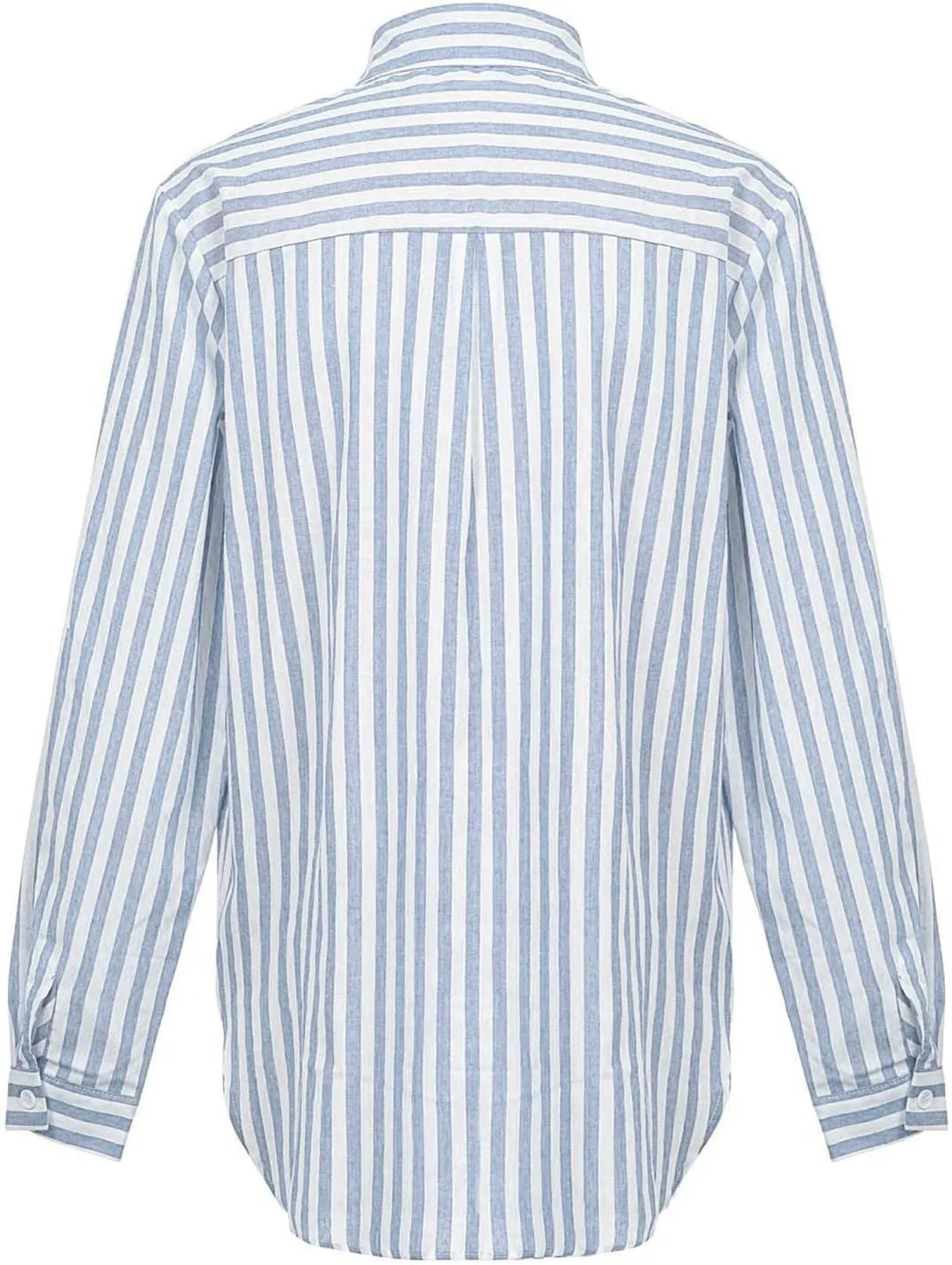 Striped T Shirt Women Button up Roll up Sleeve Blouses Top V Neck Striped Collared Casual Tunic Shirts Blouse Tops