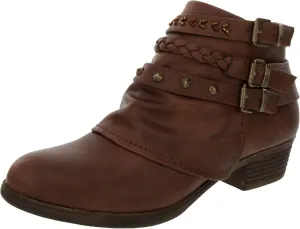 Sugar Women's Dress Block Heel Ankle Boot, Ladies Zipper Bootie