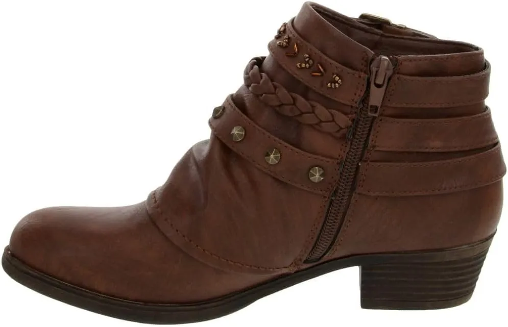 Sugar Women's Dress Block Heel Ankle Boot, Ladies Zipper Bootie