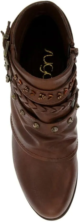 Sugar Women's Dress Block Heel Ankle Boot, Ladies Zipper Bootie