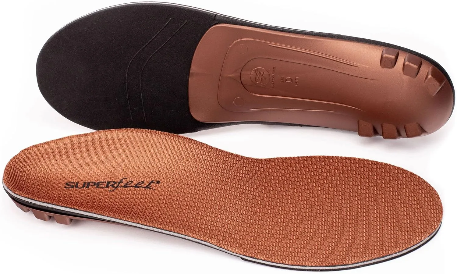 Superfeet All-Purpose Memory Foam Support Insoles (Copper) - Trim-to-Fit Cushioned Arch Support Shoe Insert - Professional Grade - 7.5-9 Men / 8.5-10 Women