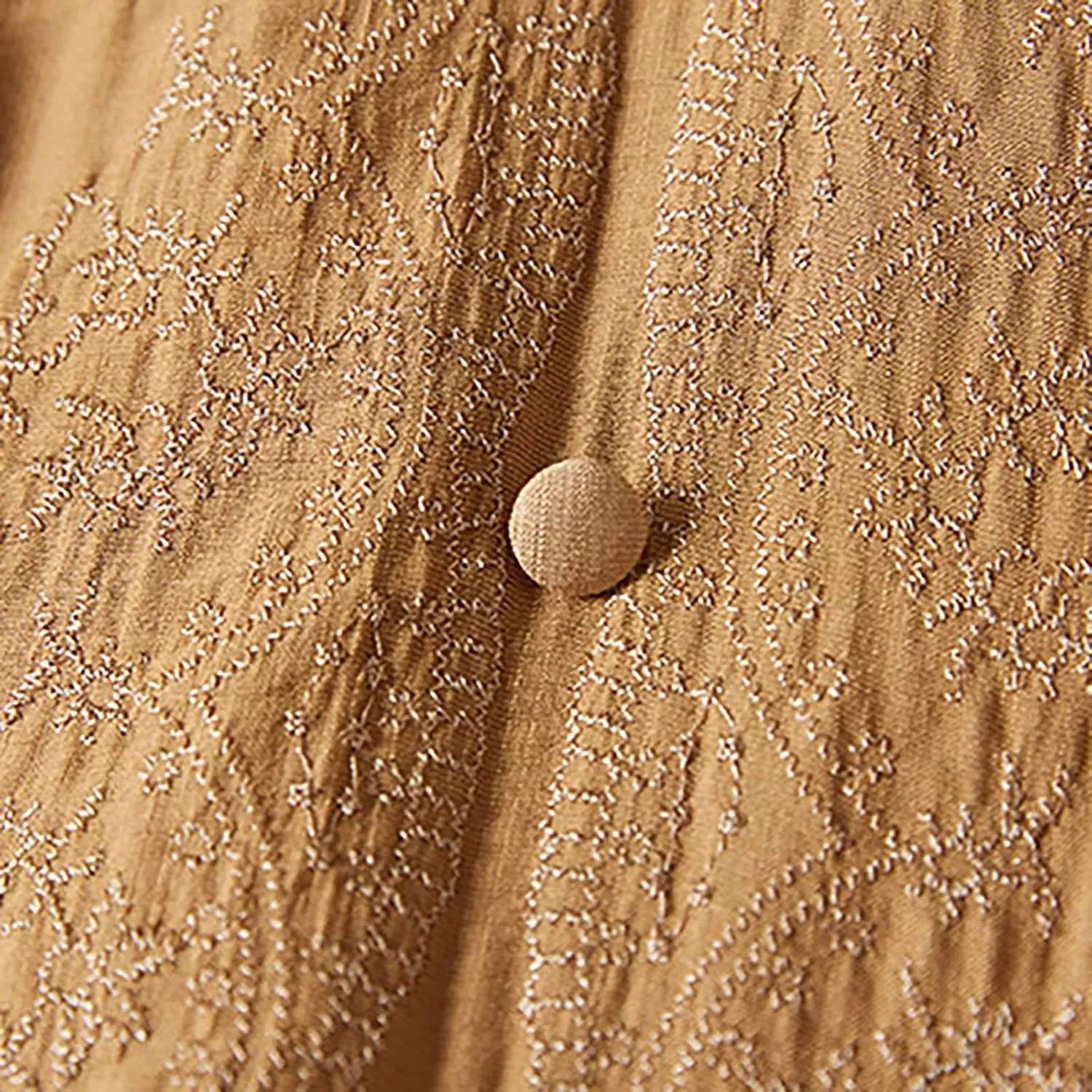 Swimsuit Coverup for Women 2025 Trendy V Neck Roll up Sleeve Tops Boho Button down Blouses Beach Swimsuit Coverup