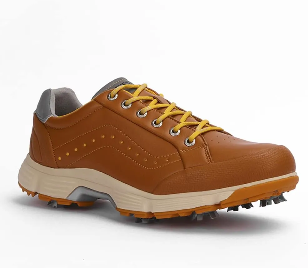 THESTRON 2021 Men Golf Shoes Professional Spikes Golf Sport Sneakers Waterproof Mens Trainers Golfing