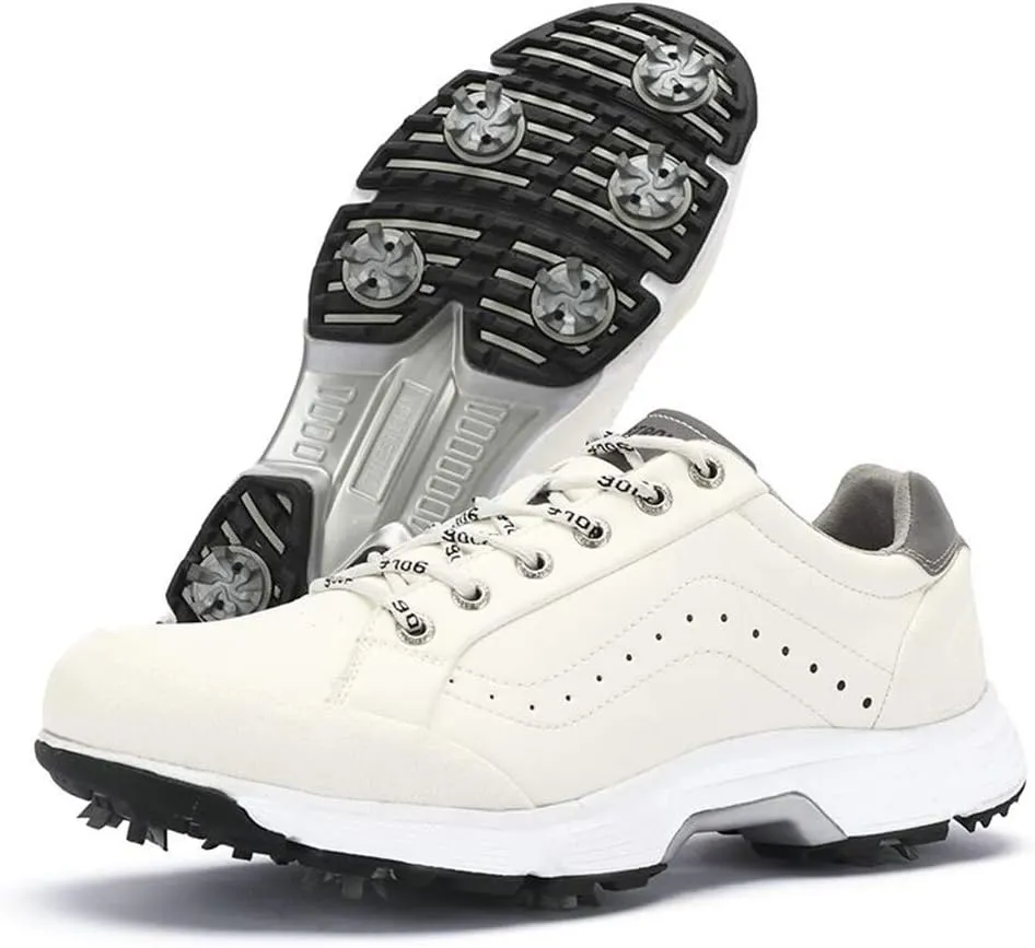 THESTRON 2021 Men Golf Shoes Professional Spikes Golf Sport Sneakers Waterproof Mens Trainers Golfing
