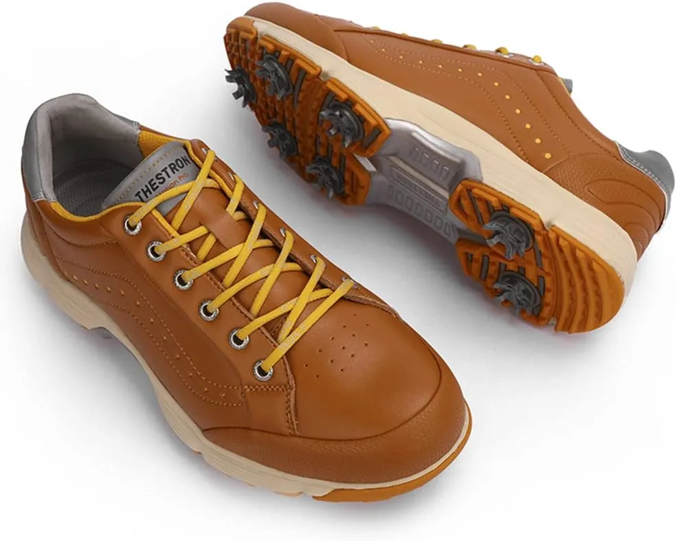 THESTRON 2021 Men Golf Shoes Professional Spikes Golf Sport Sneakers Waterproof Mens Trainers Golfing