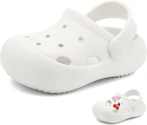 Toddler Classic Clogs Skin-Friendly Comfy Lightweight 丨Boys Girls Slip On Water Shoes