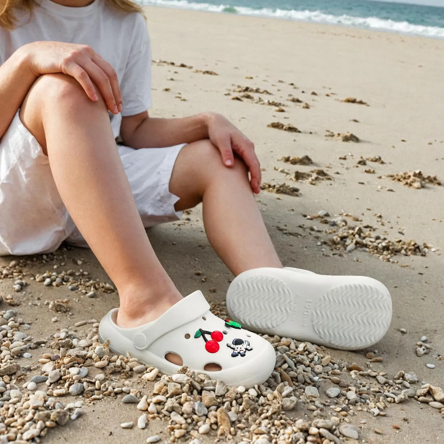 Toddler Classic Clogs Skin-Friendly Comfy Lightweight 丨Boys Girls Slip On Water Shoes