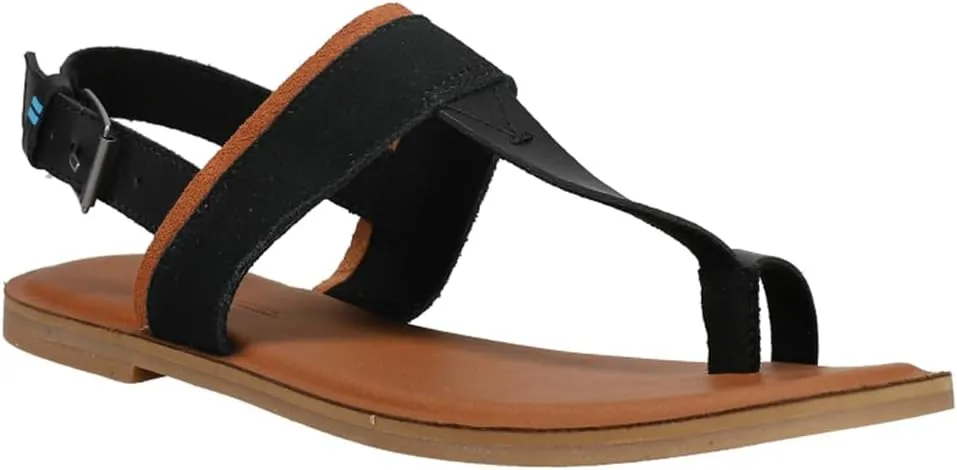 TOMS Womens Bree Sling Back Casual Sandals Casual - Black