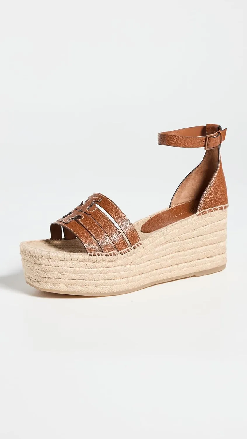 Tory Burch Women's INES Cage Wedge Espadrilles 80mm