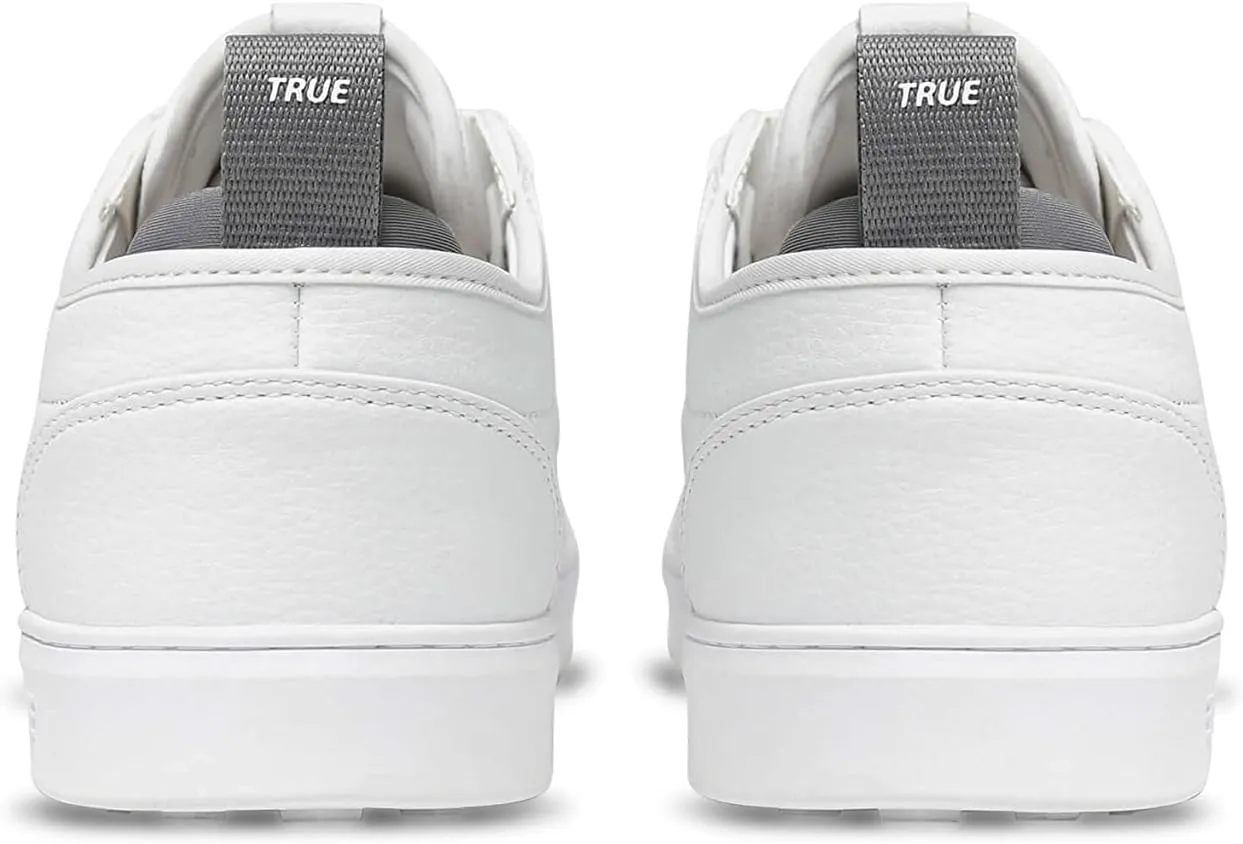 TRUE Linkswear FS-01 Women's Sneakers - Weather Resistant, Eco-Genuine Leather, Classic Style for All-Day Wear, Black