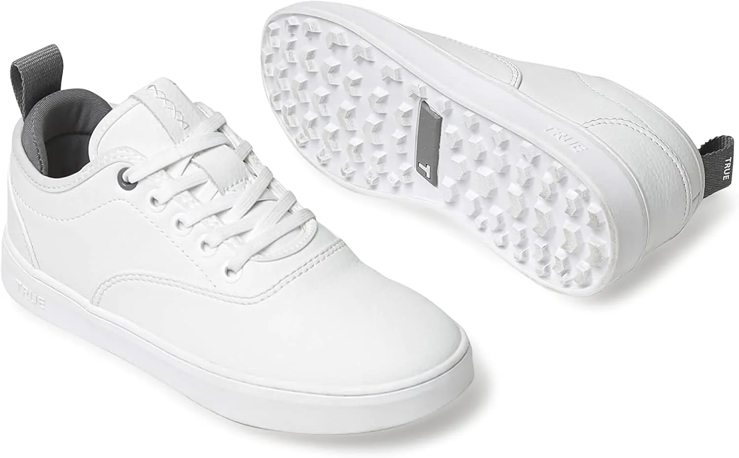 TRUE Linkswear FS-01 Women's Sneakers - Weather Resistant, Eco-Genuine Leather, Classic Style for All-Day Wear, Black