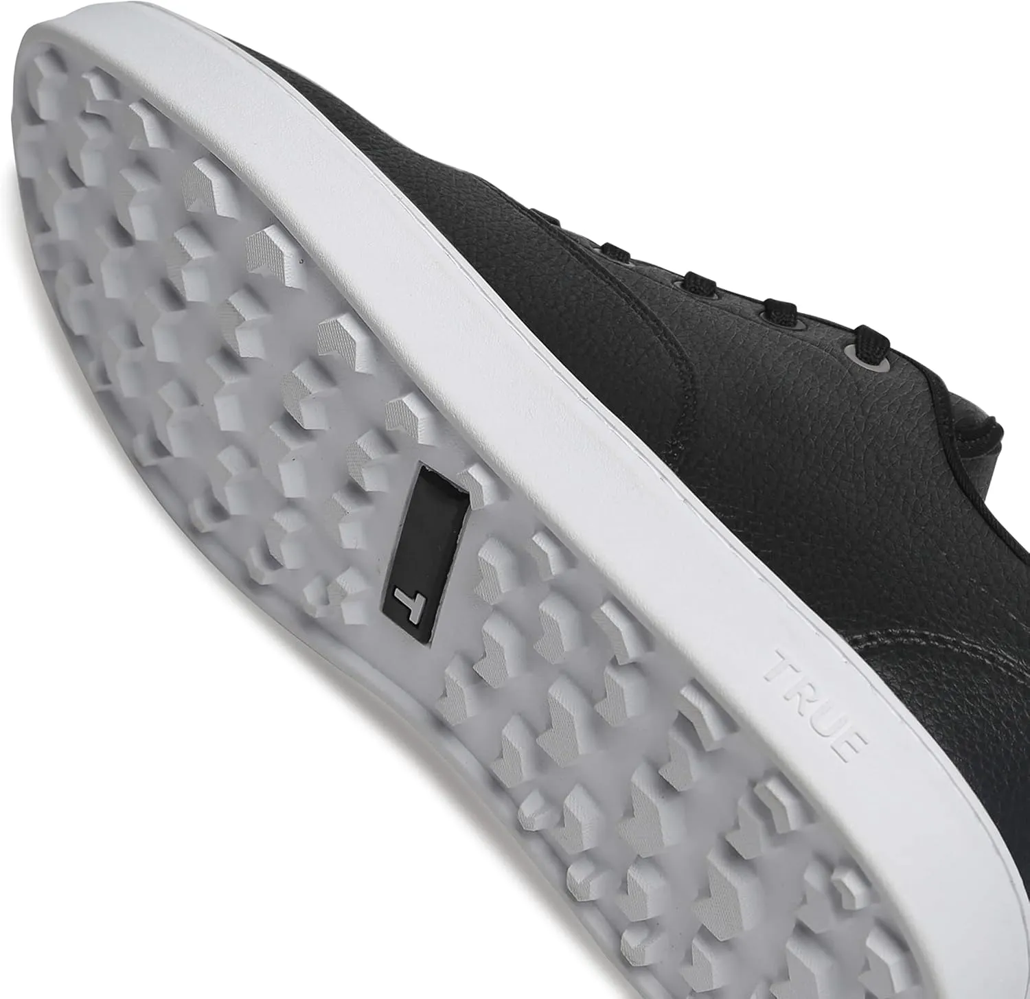 TRUE Linkswear FS-01 Women's Sneakers - Weather Resistant, Eco-Genuine Leather, Classic Style for All-Day Wear, Black
