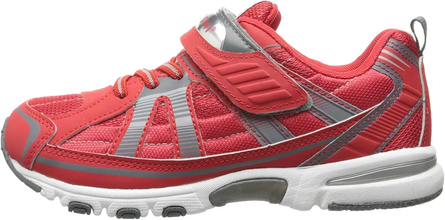 TSUKIHOSHI 3570 STORM Strap-Closure Machine-Washable Child Sneaker Shoe with Wide Toe Box and Slip-Resistant, Non-Marking Outsole - For Toddlers and Little Kids, Ages 1-8