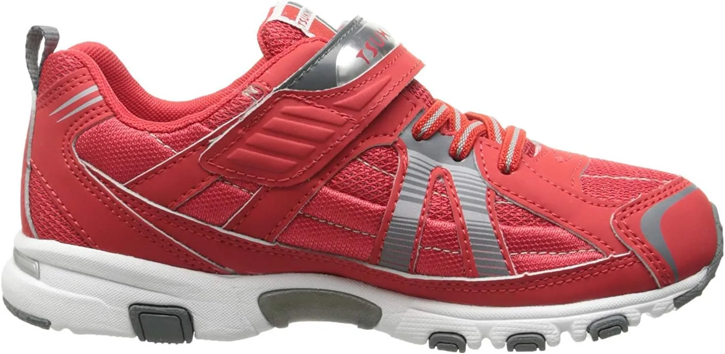 TSUKIHOSHI 3570 STORM Strap-Closure Machine-Washable Child Sneaker Shoe with Wide Toe Box and Slip-Resistant, Non-Marking Outsole - For Toddlers and Little Kids, Ages 1-8