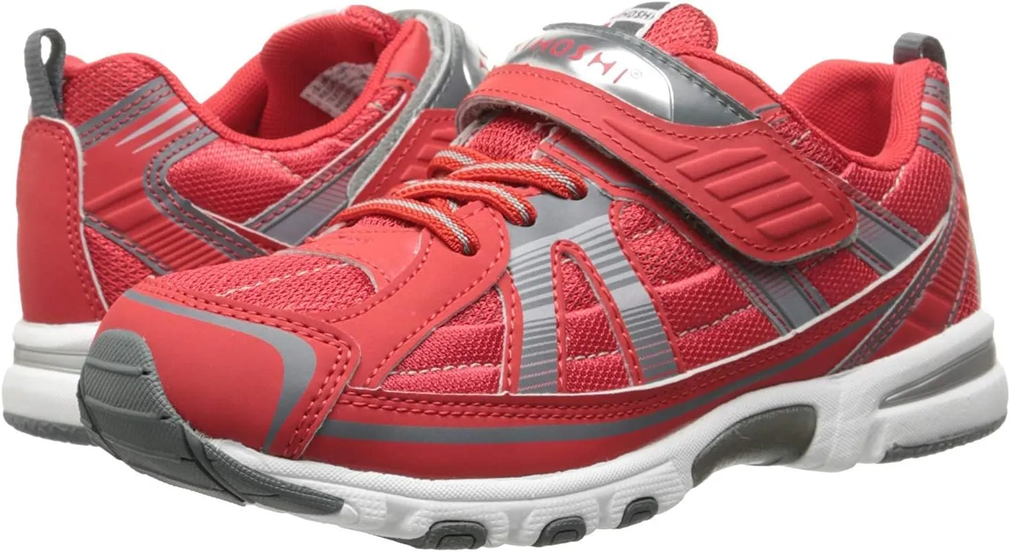 TSUKIHOSHI 3570 STORM Strap-Closure Machine-Washable Child Sneaker Shoe with Wide Toe Box and Slip-Resistant, Non-Marking Outsole - For Toddlers and Little Kids, Ages 1-8