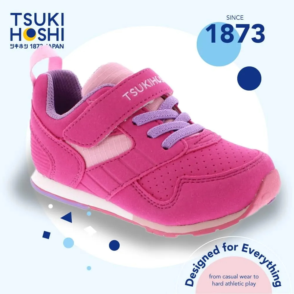 TSUKIHOSHI Girl's, Racer Sneakers Crimson