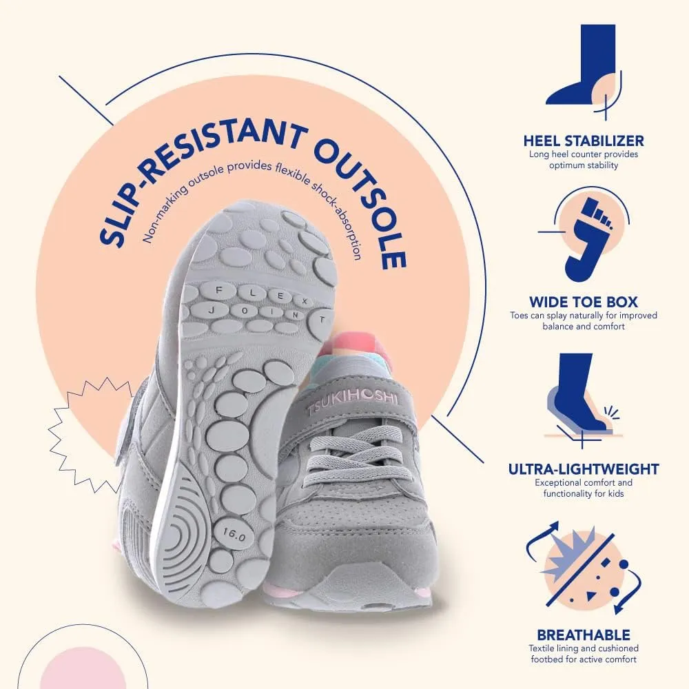 TSUKIHOSHI Girl's, Racer Sneakers Crimson