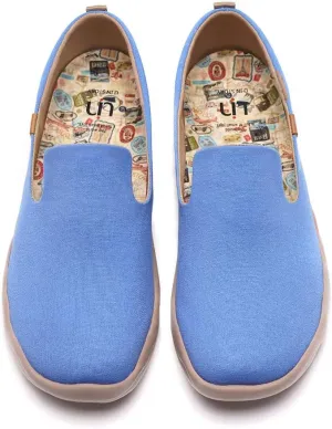 UIN Men's Slip Ons Color Loafers Canvas Lightweight Sneakers Walking Casual Art Painted Travel Shoes