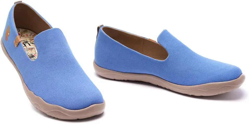 UIN Men's Slip Ons Color Loafers Canvas Lightweight Sneakers Walking Casual Art Painted Travel Shoes