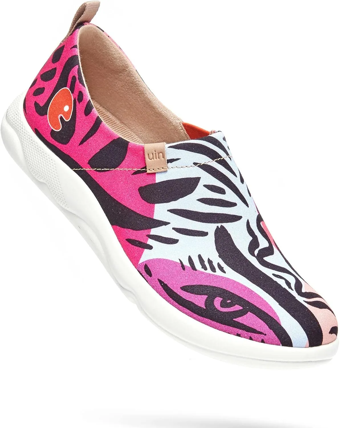 UIN Women's Loafers Slip Ons Casual Art Painted Travel Comfort Shoes Toledo III