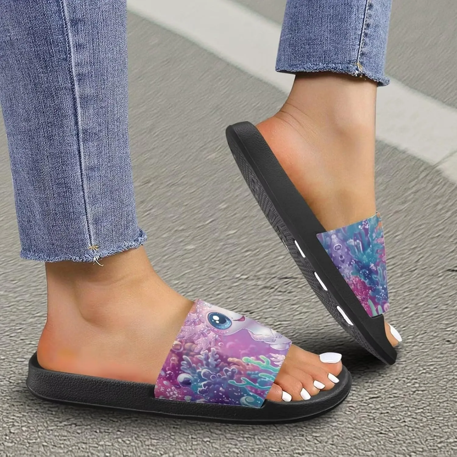 Unisex EVA Flip Flops for Women Men - Lightweight Sandals with Arch Support Beach Pool Slides Summer Slipper