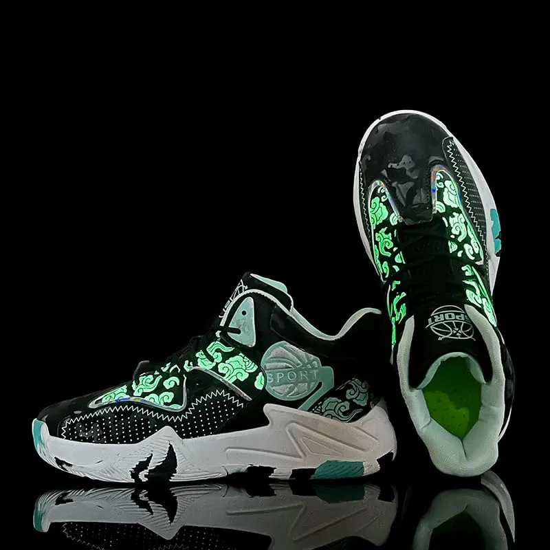 Unisex High Top Basketball Shoes Women's Shoes Men's Shoes Breathable Non Slip Outdoor Sneakers Cushioning Workout Shoes for Fitness