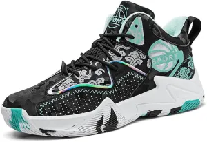 Unisex High Top Basketball Shoes Women's Shoes Men's Shoes Breathable Non Slip Outdoor Sneakers Cushioning Workout Shoes for Fitness