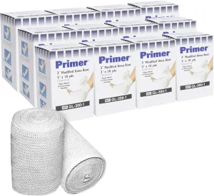 Unna Boot with Zinc Oxide, 3” x 10 Yd, 1 Case of 12, Individually Wrapped