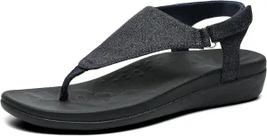 UTENAG Womens Arch Support Sandals Orthotic Adjustable Thong Flip Flops Shoes